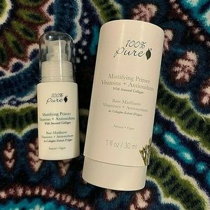 100% PURE Mattifying Primer NEW IN BOX + Full-size